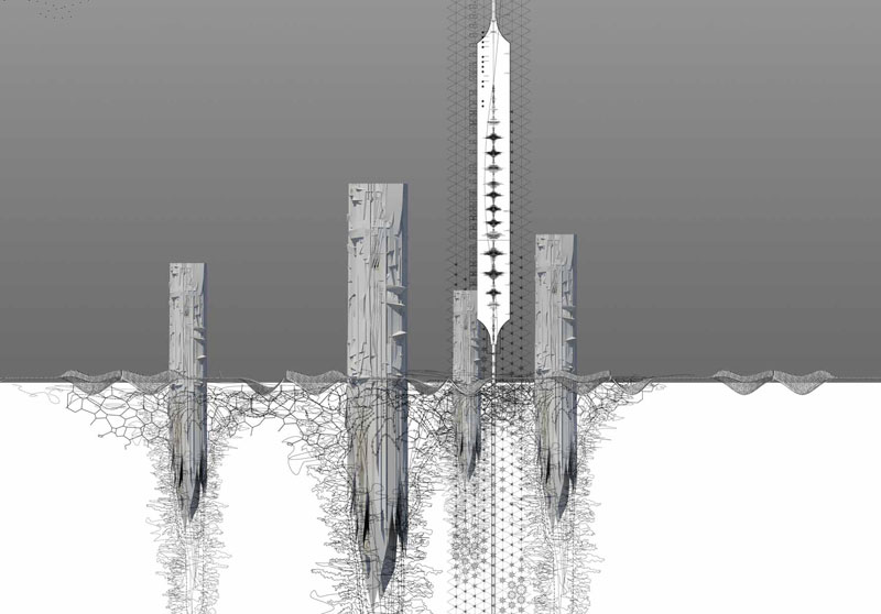 Water-Scraper: Underwater Architecture- eVolo